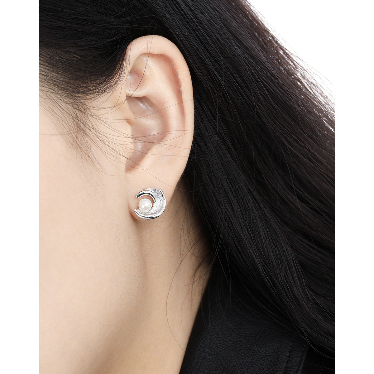 Irregular Pearl Stud Earrings