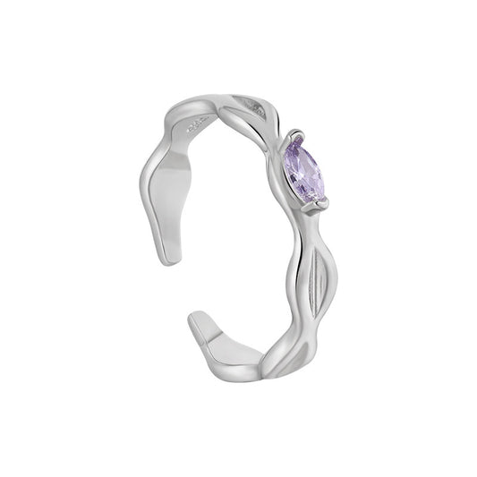 Purple Zircon Ring