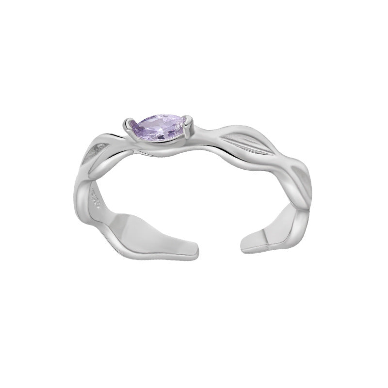 Purple Zircon Ring