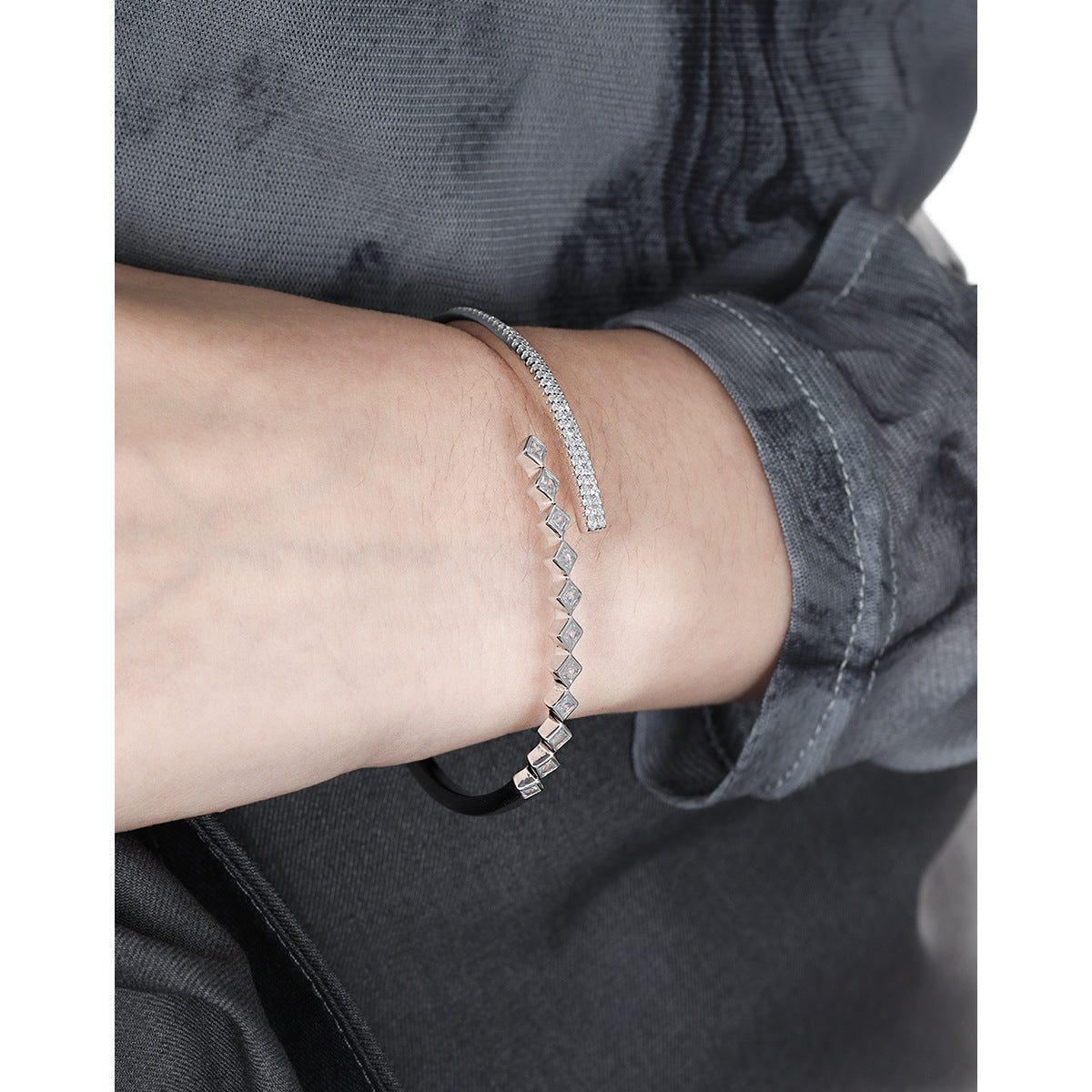 Diamond Silver Bracelet