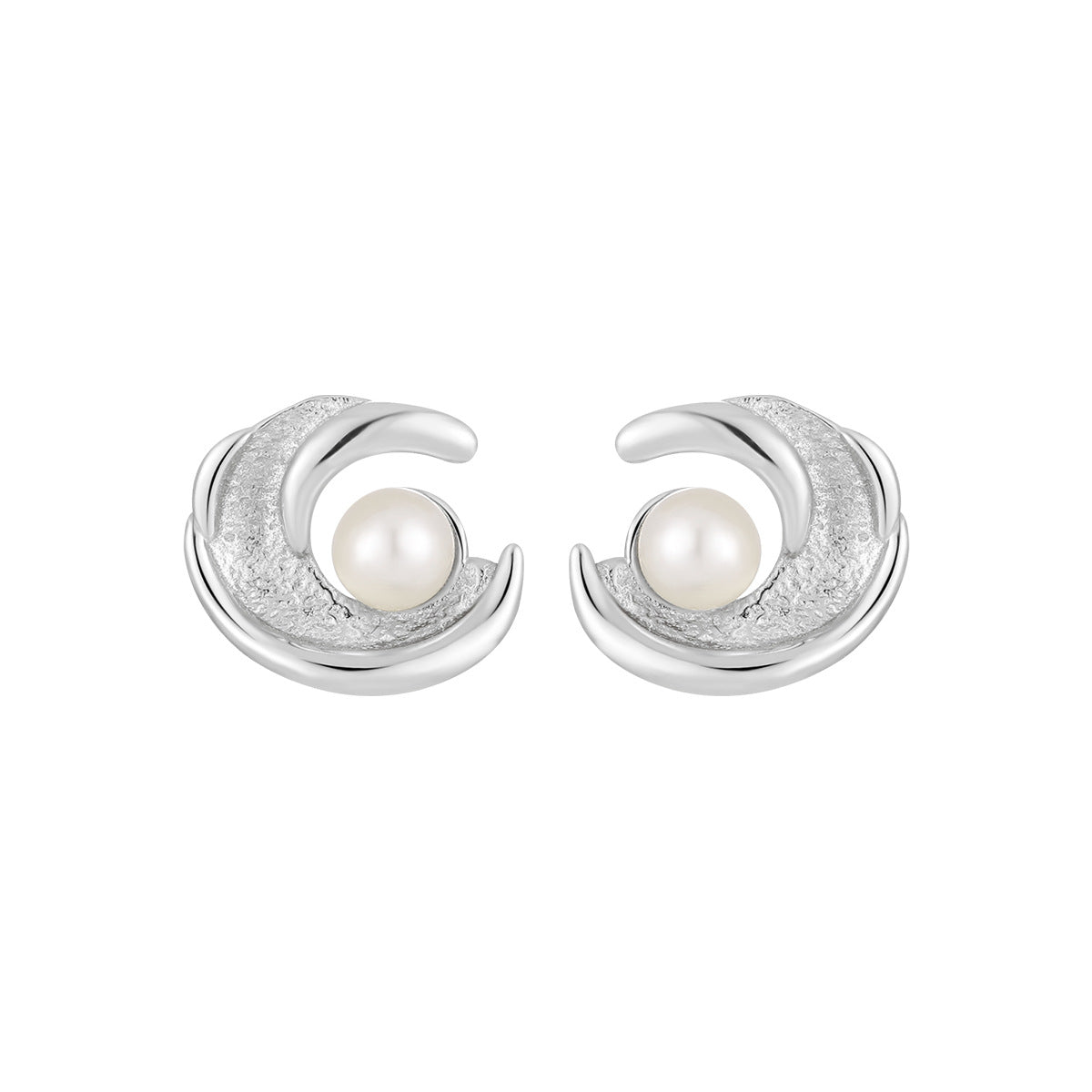 Irregular Pearl Stud Earrings