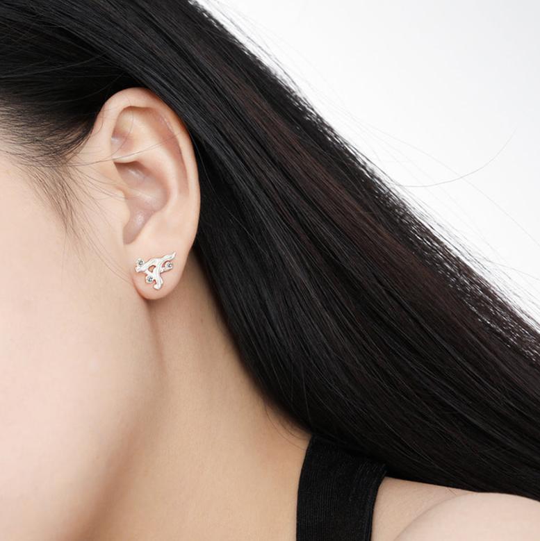 Irregular Diamond Stud Earrings