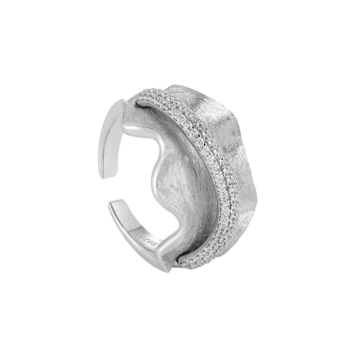 Irregular Full Diamond Ring