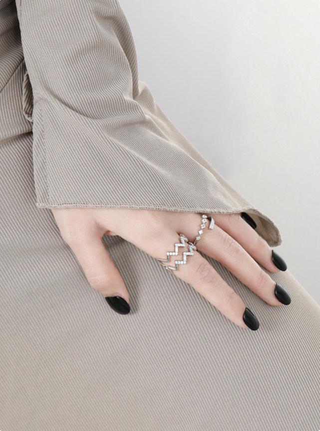 Diamond Silver Ring