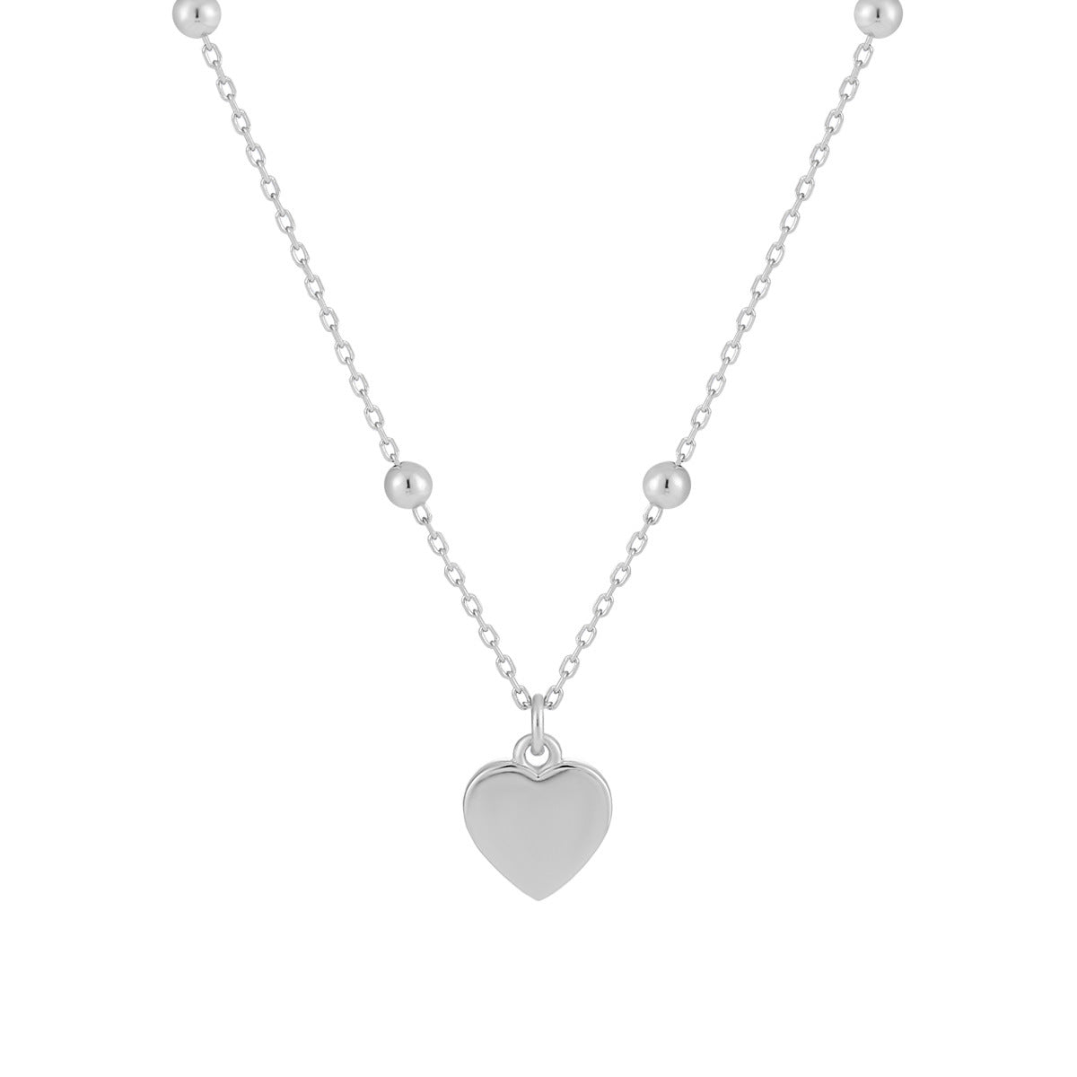 Glossy Love Pendant Necklace